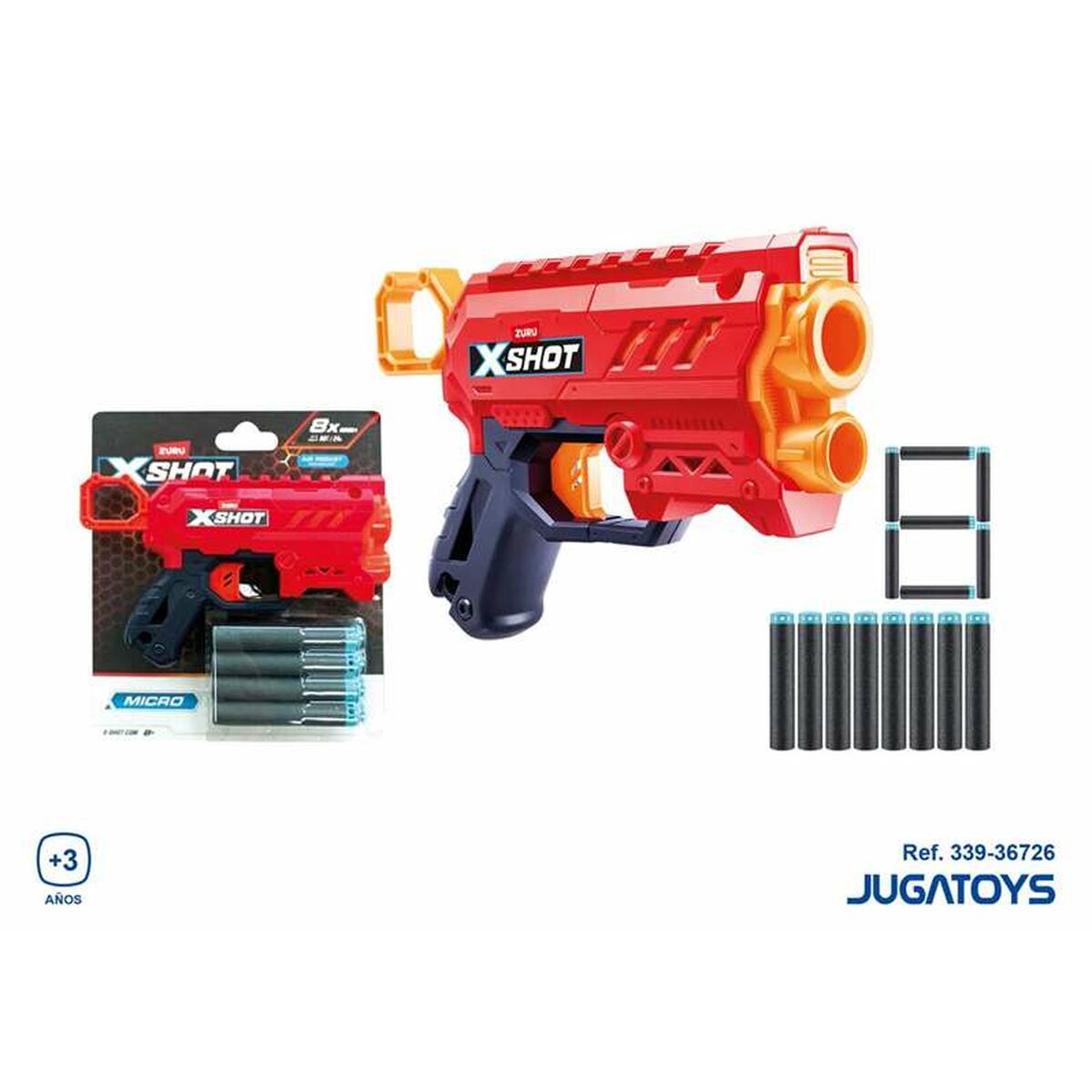 Pistola de Dardos Zuru X-Shot Micro 2.0