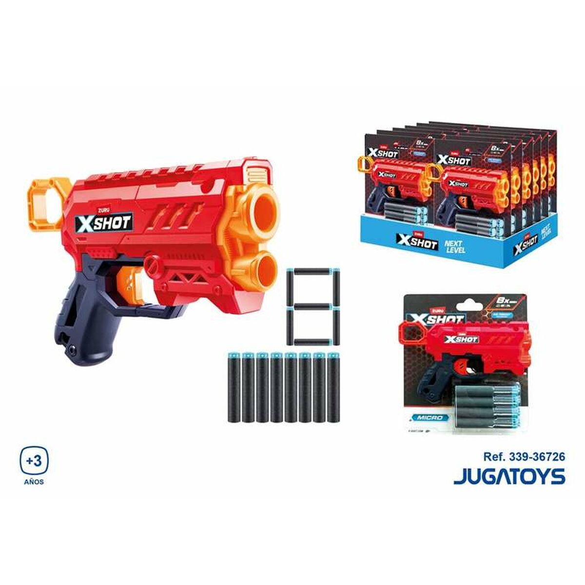 Pistola de Dardos Zuru X-Shot Micro 2.0