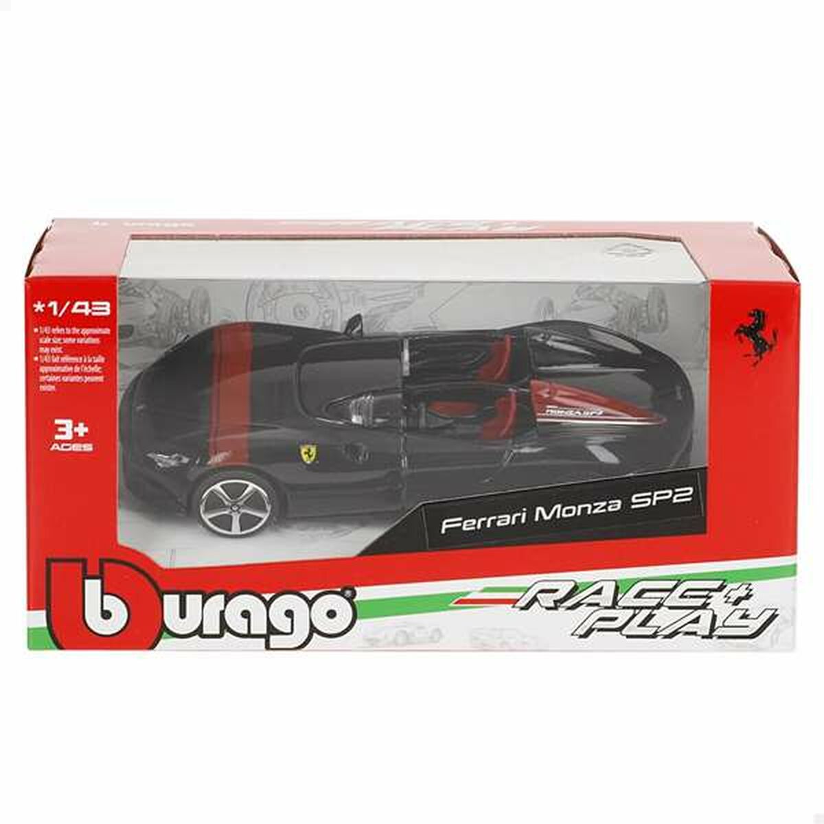 Coche Bburago Ferrari Rojo (1 unidad)