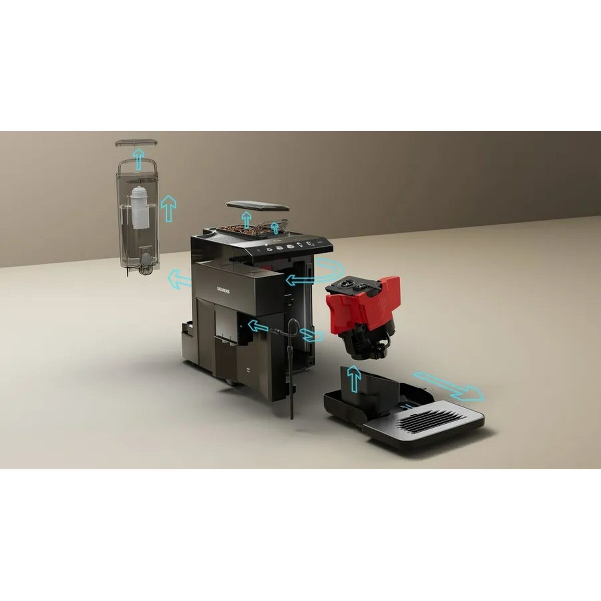 Cafetera Superautomática Siemens AG TP511R09 Negro 1500 W 15 bar 1,9 L