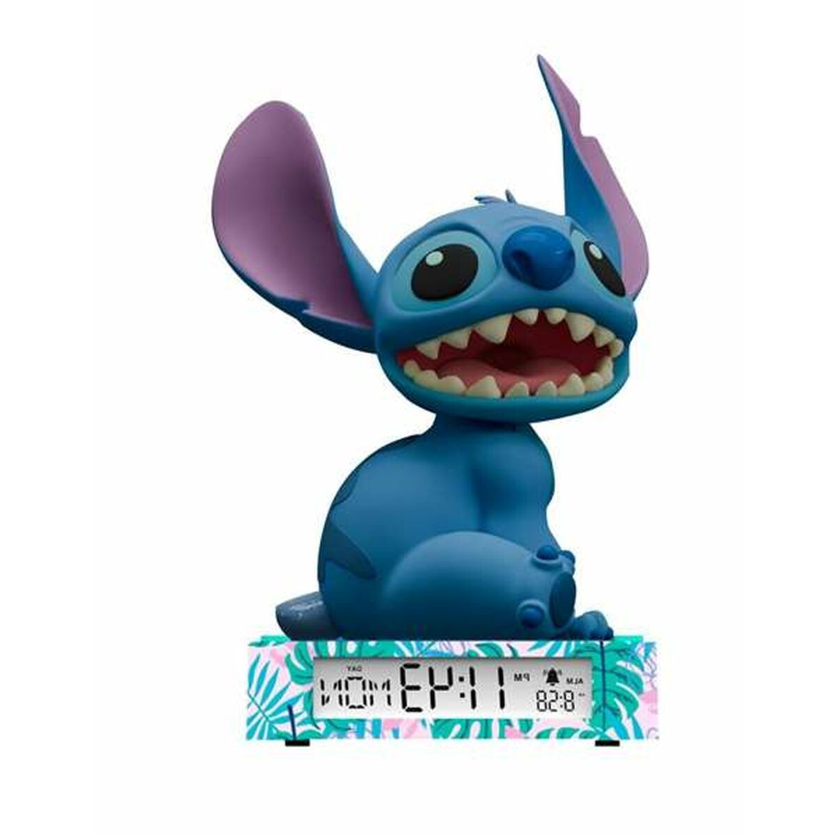Reloj Despertador Stitch Luz Fecha