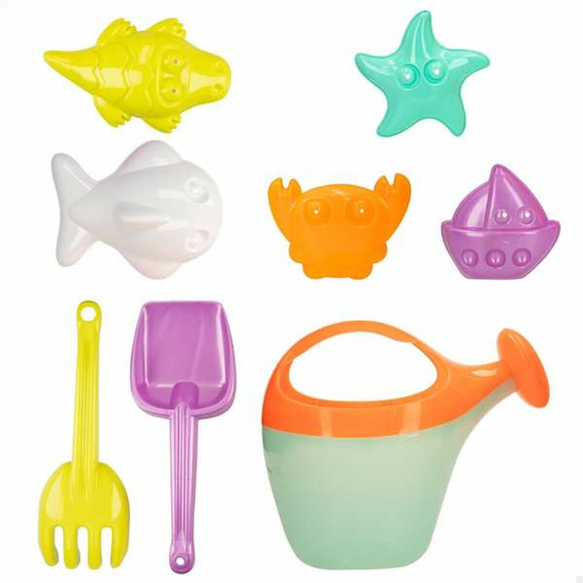 Set de Juguetes de Playa Colorbaby 27cm Multicolor