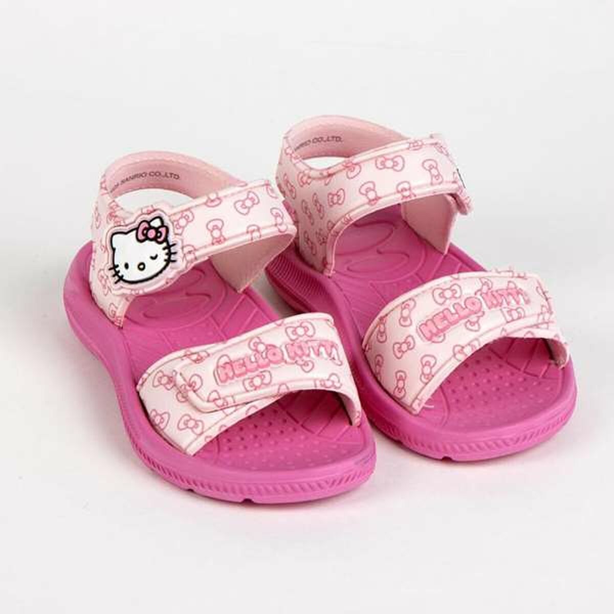 Sandalias Infantiles Hello Kitty Rosa 25