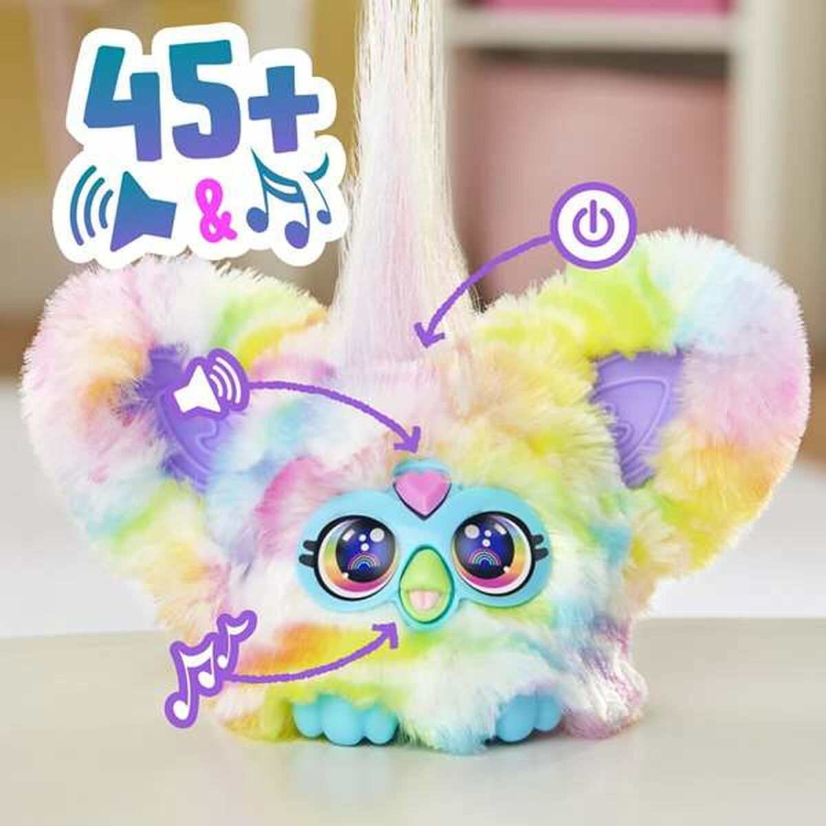 Peluche Musical Hasbro Furby Furblets 12 cm