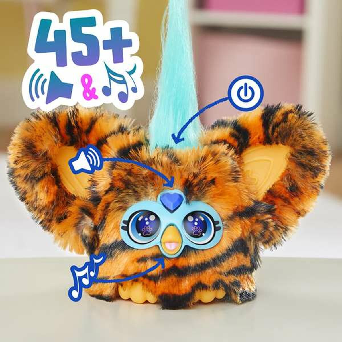 Peluche Musical Hasbro Furby Furblets 12 cm