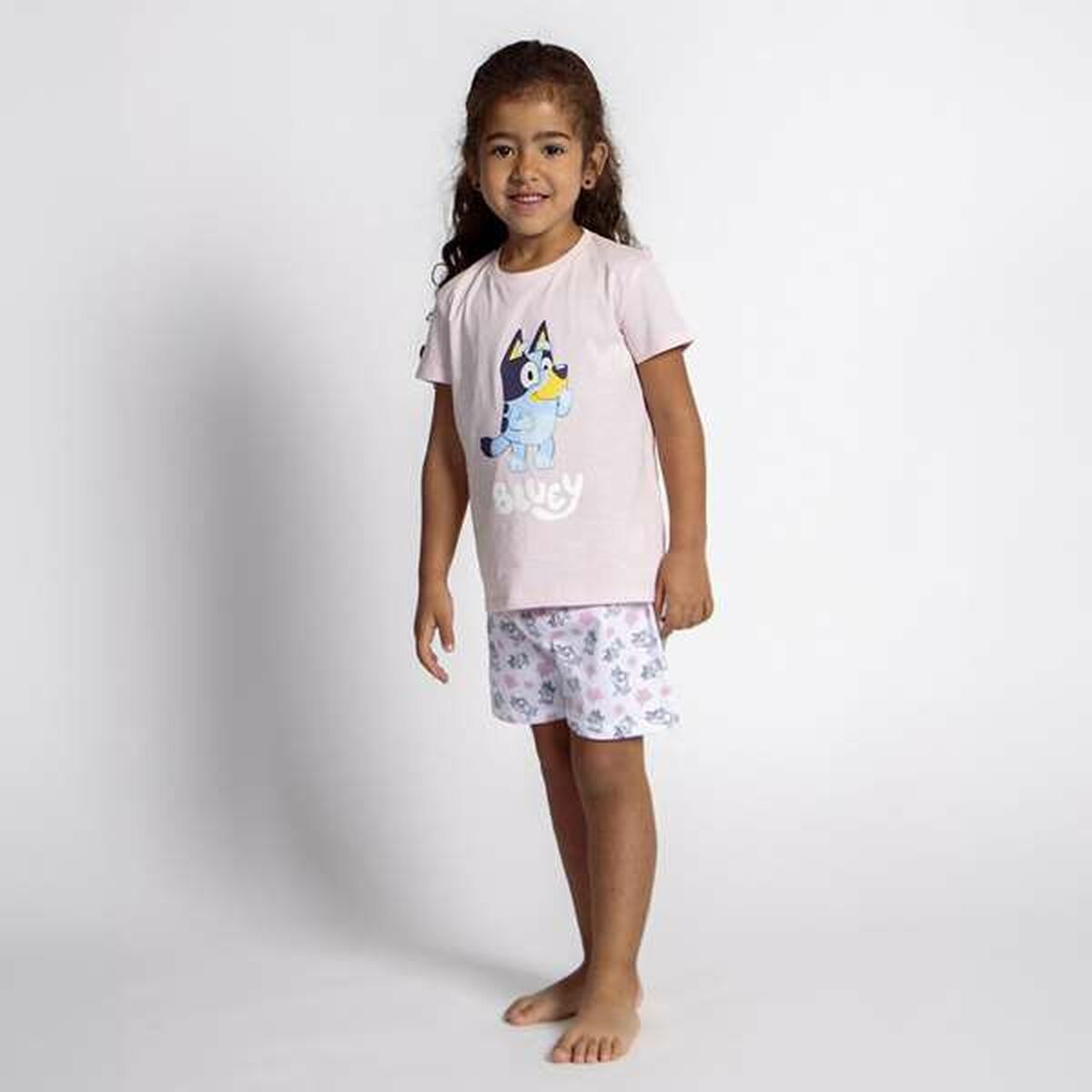 Pijama Infantil Bluey Rosa 4 Años