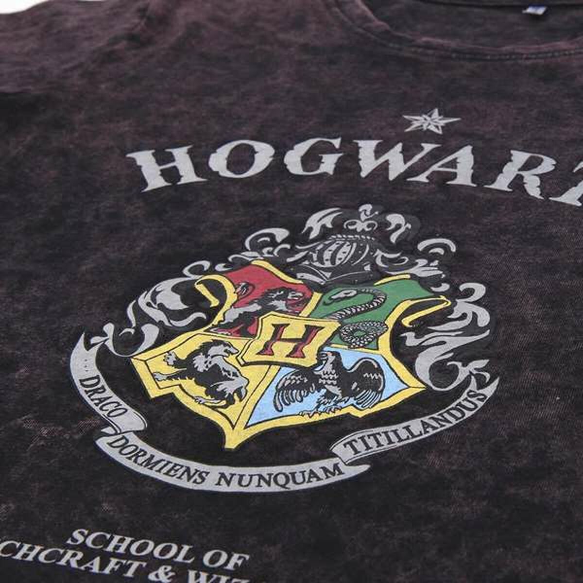 Camiseta de Manga Larga Infantil Harry Potter Gris oscuro 10 Años