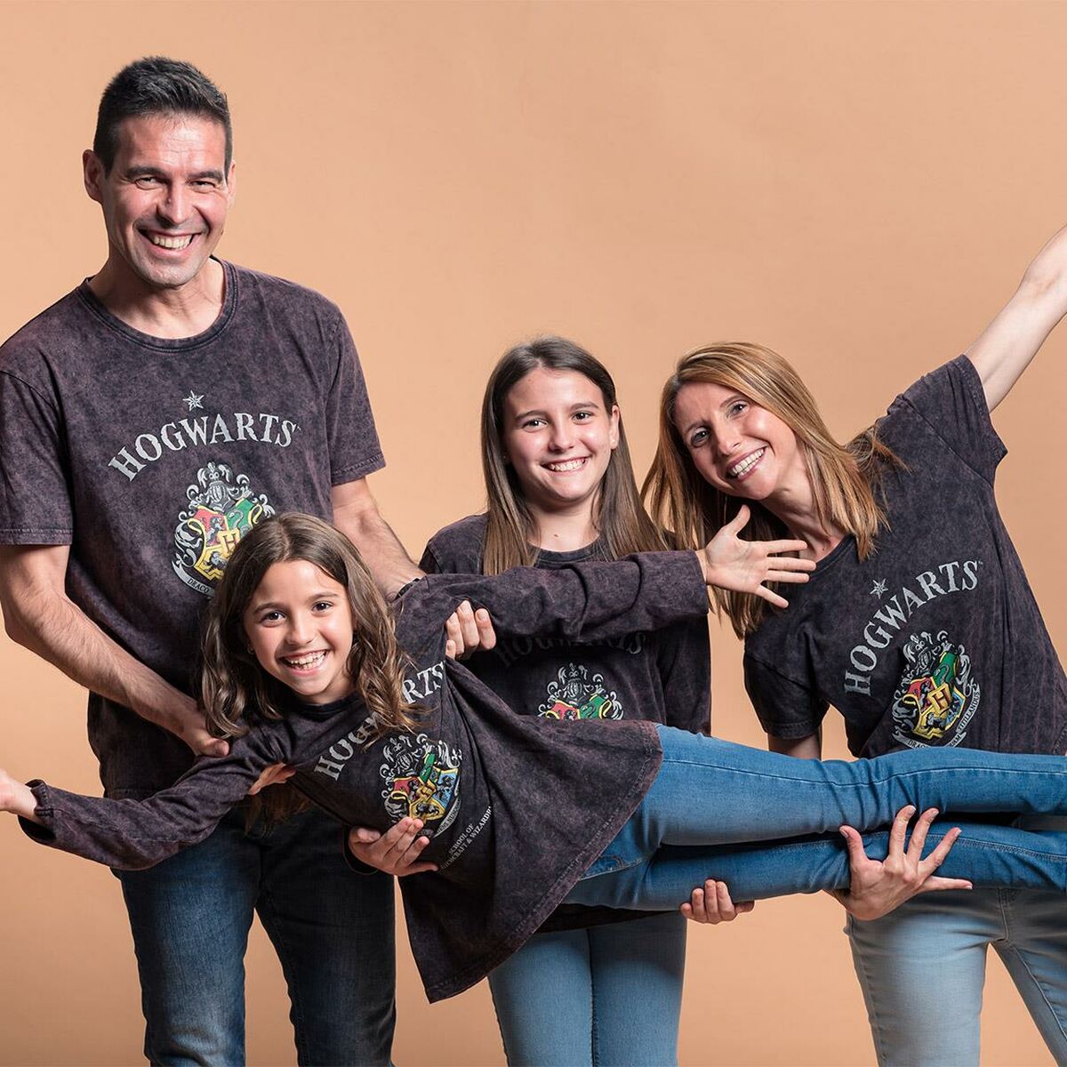 Camiseta de Manga Larga Infantil Harry Potter Gris oscuro 14 Años