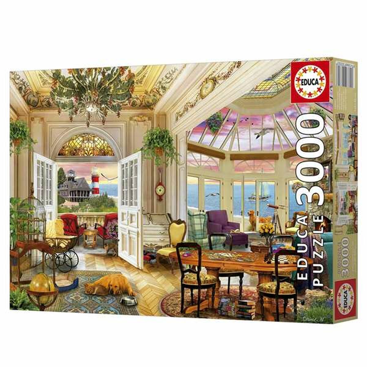 Puzzle Educa Life in the Coast 3000 Piezas