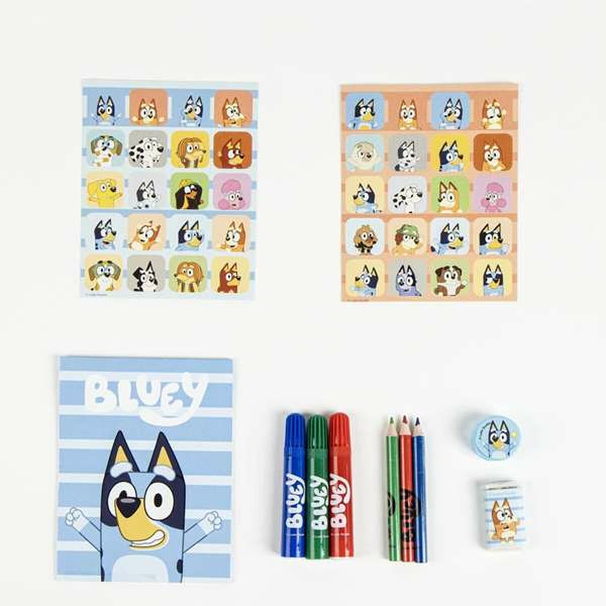 Set de Papelería Bluey Azul