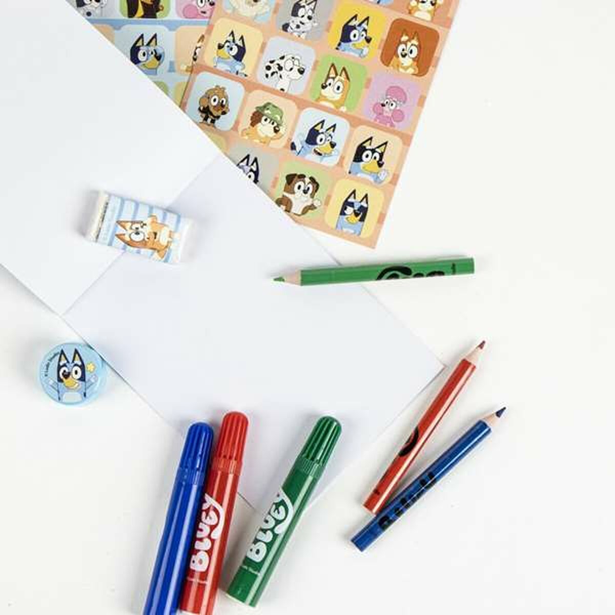 Set de Papelería Bluey Azul