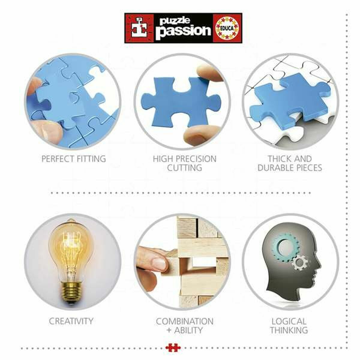 Set de 2 Puzzles Educa Bluey (2 Unidades)