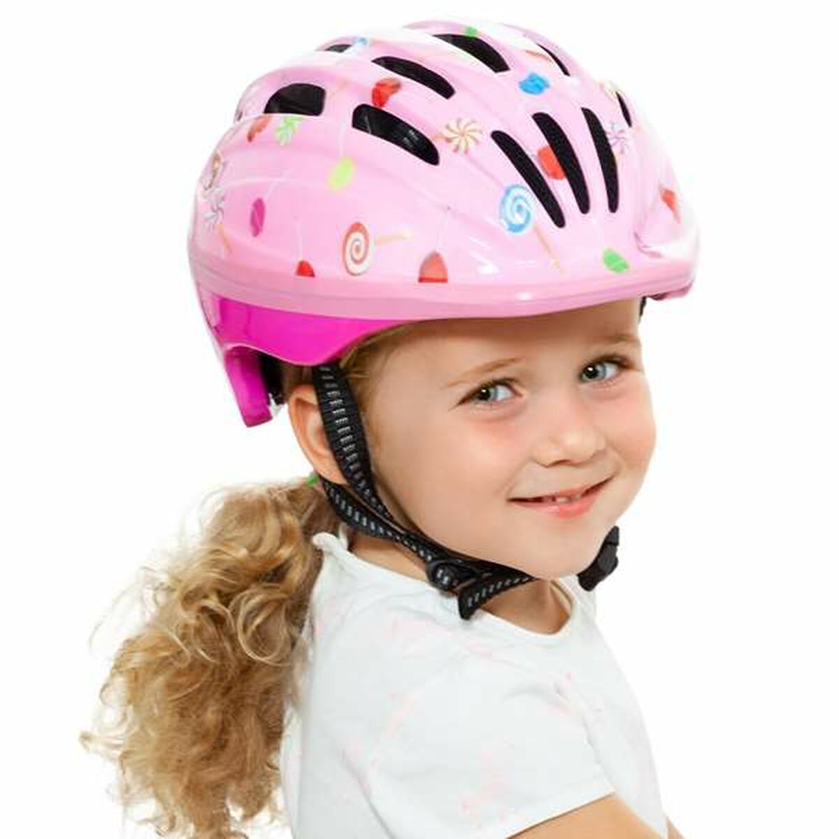 Casco de Ciclismo para Niños Moltó Rosa