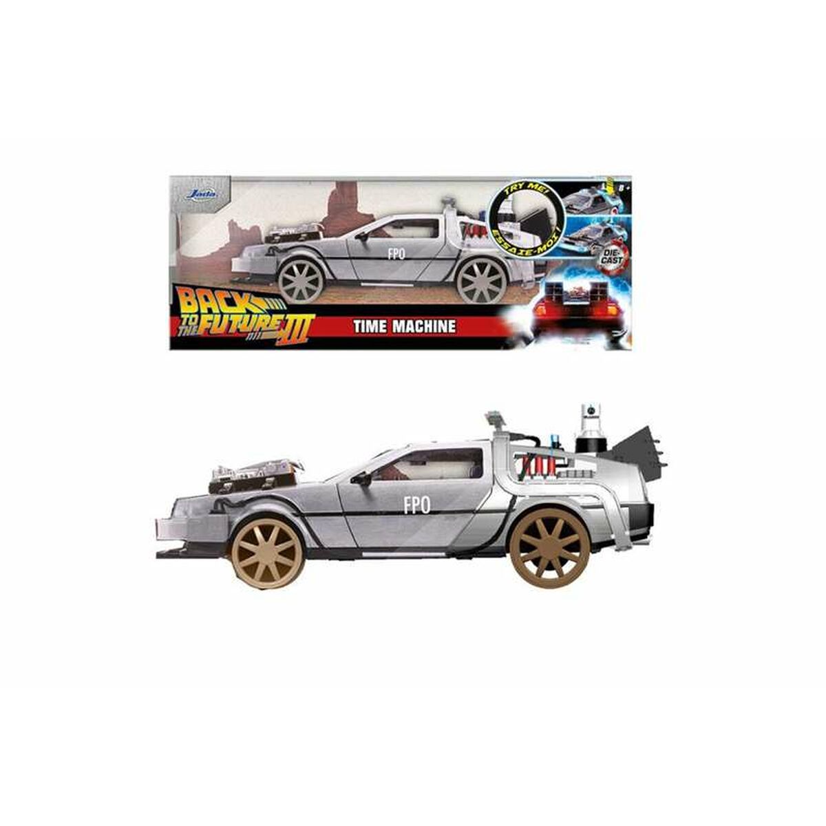 Coche Smoby DeLorean - Back to the Future III 1885 1:24