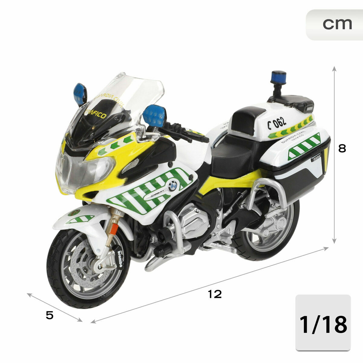 Motocicleta BMW Bmw R 1200 Rt Guardia Civil 1:18