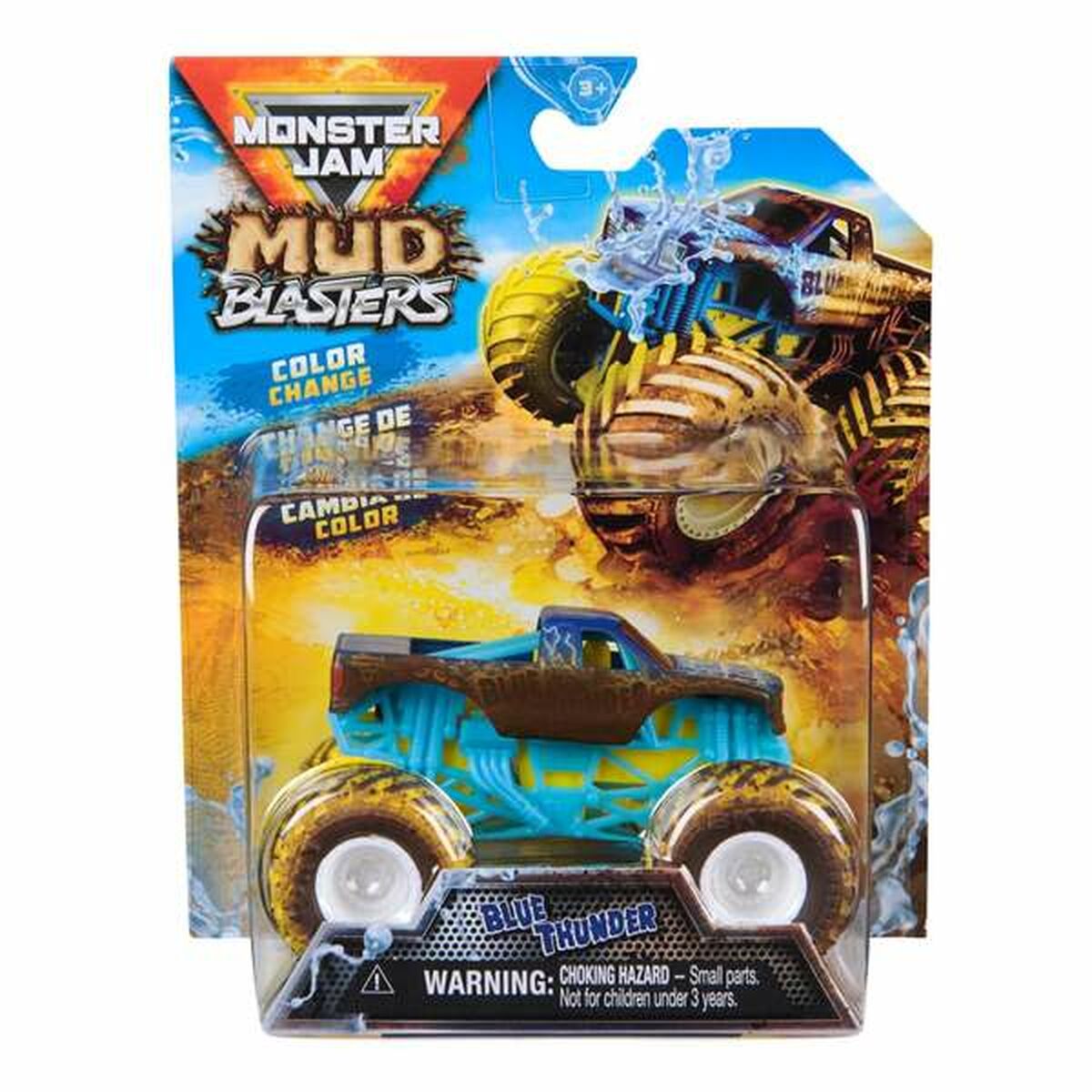 Monster Truck Monster Jam Mud Blasters 1:64 Azul