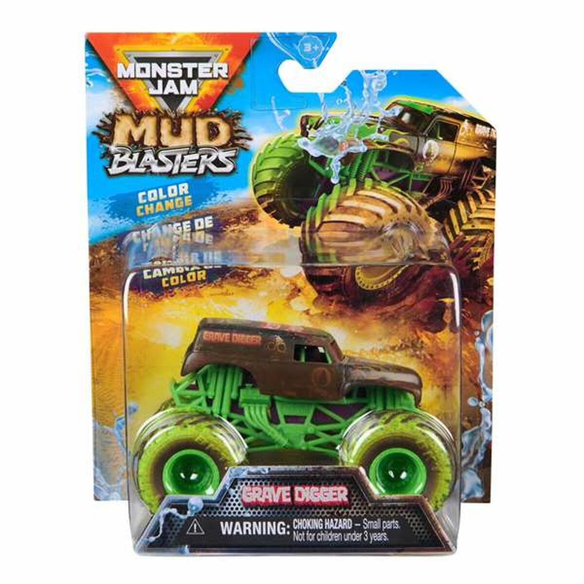 Monster Truck Monster Jam Mud Blasters 1:64 Azul