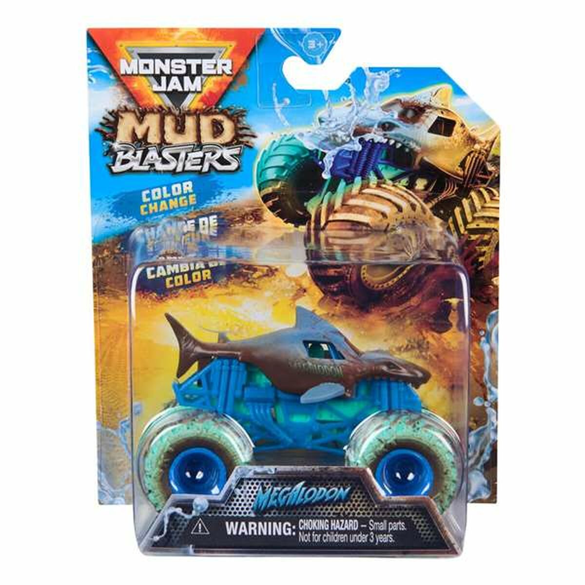 Monster Truck Monster Jam Mud Blasters 1:64 Azul