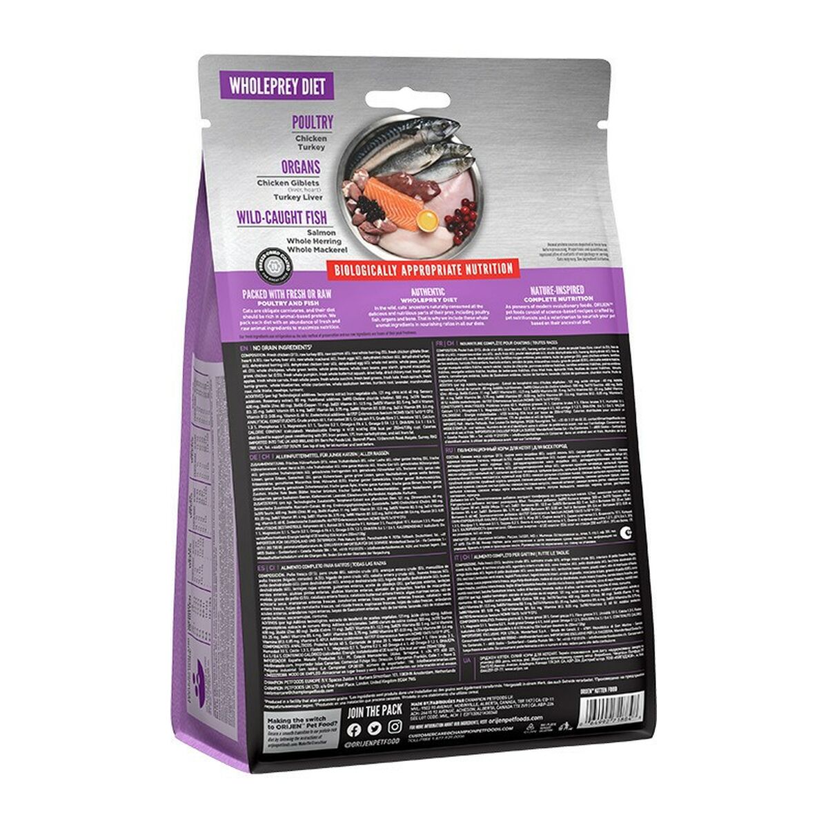 Comida para gato Orijen Pollo Pavo 1,8 kg