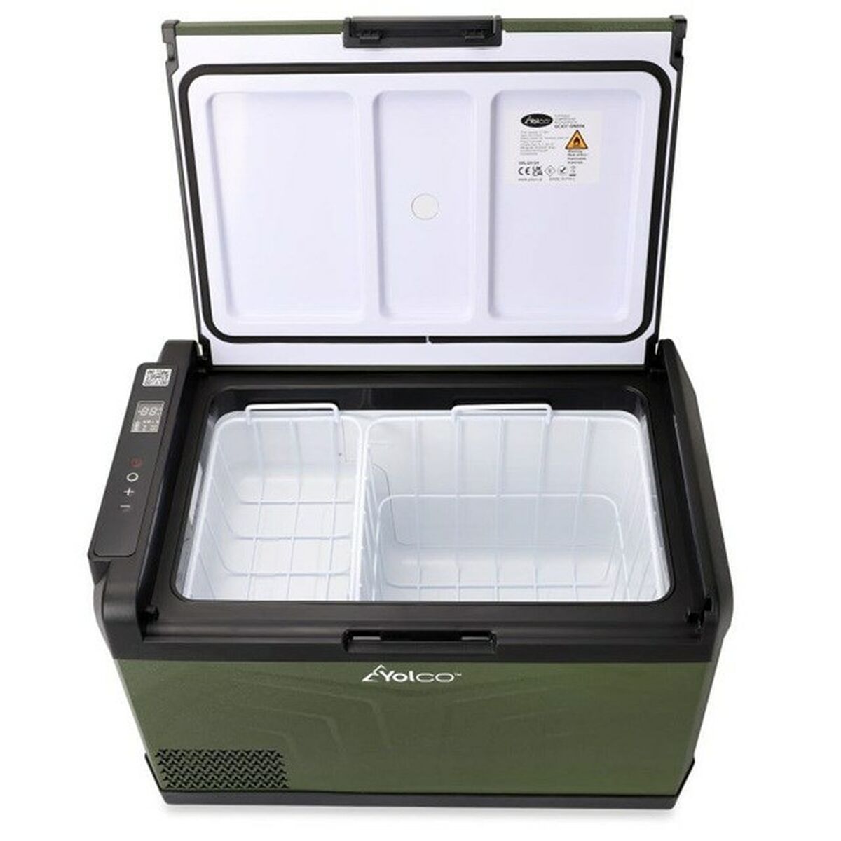 Mini Nevera Yolco GCX37 Verde 50 W 37 L