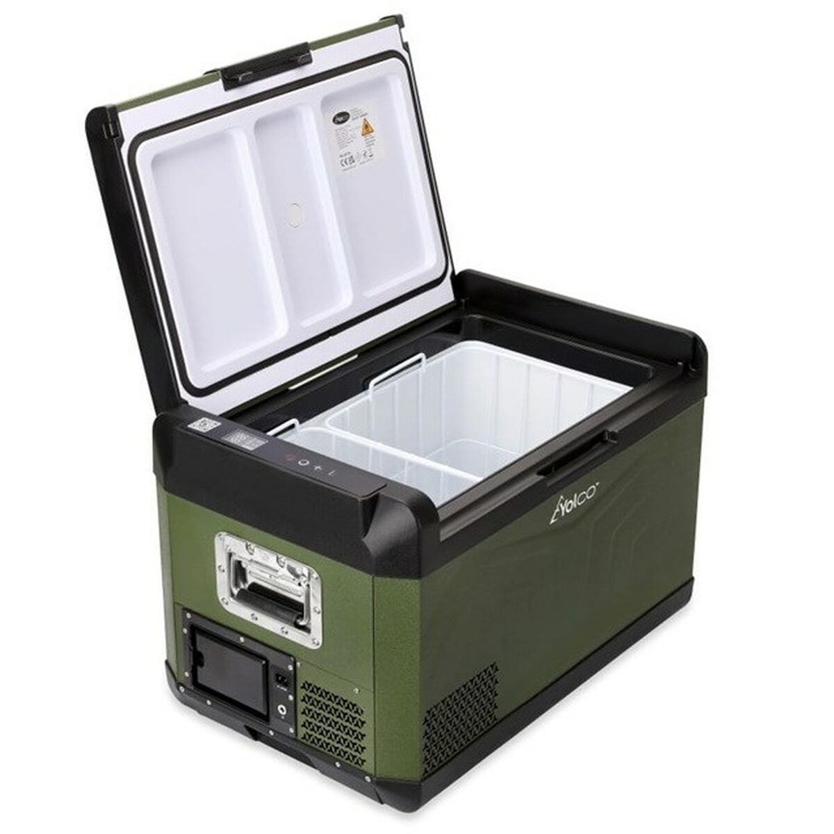 Mini Nevera Yolco GCX37 Verde 50 W 37 L