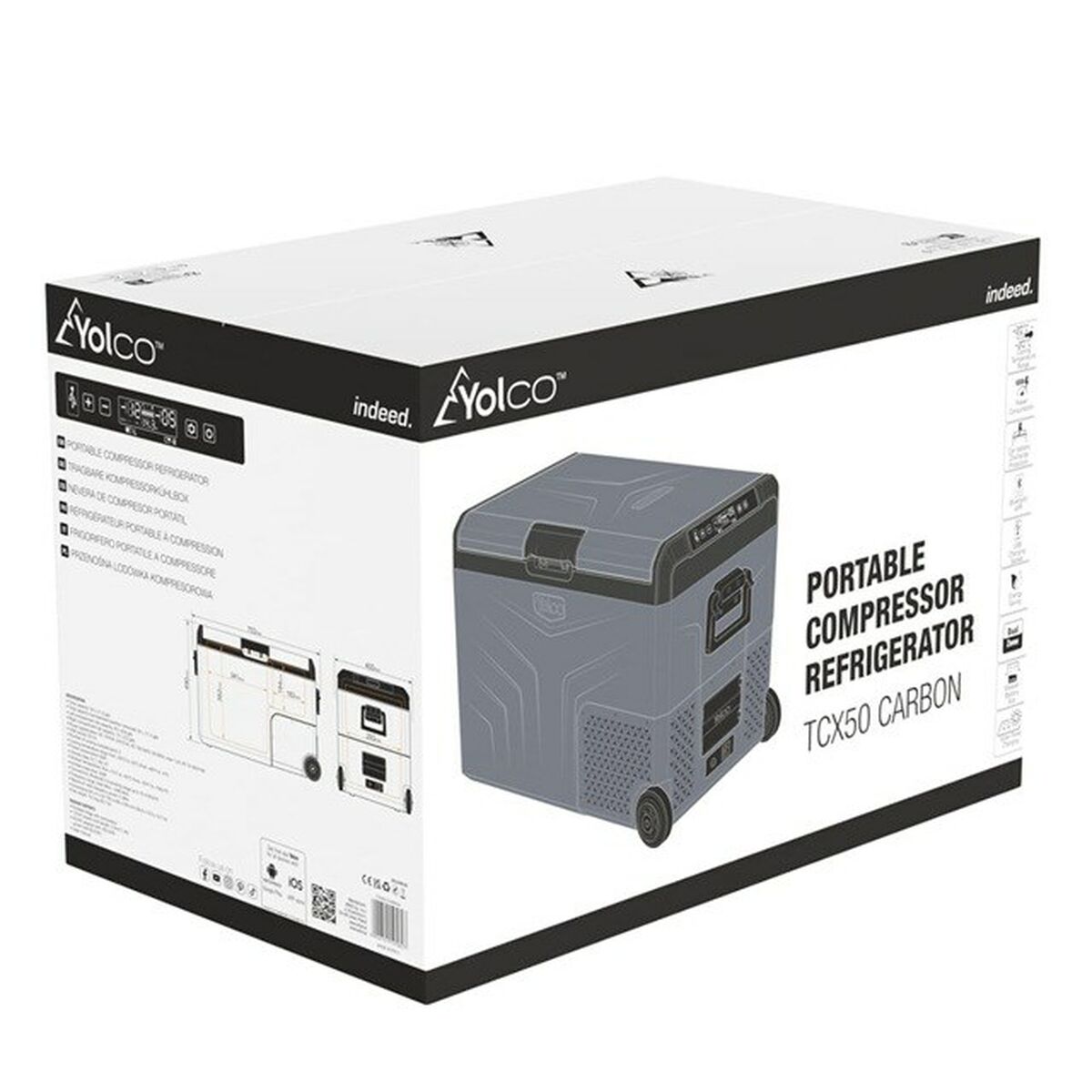 Mini Nevera Yolco TCX50 60 W 10 L 40 L 52 L