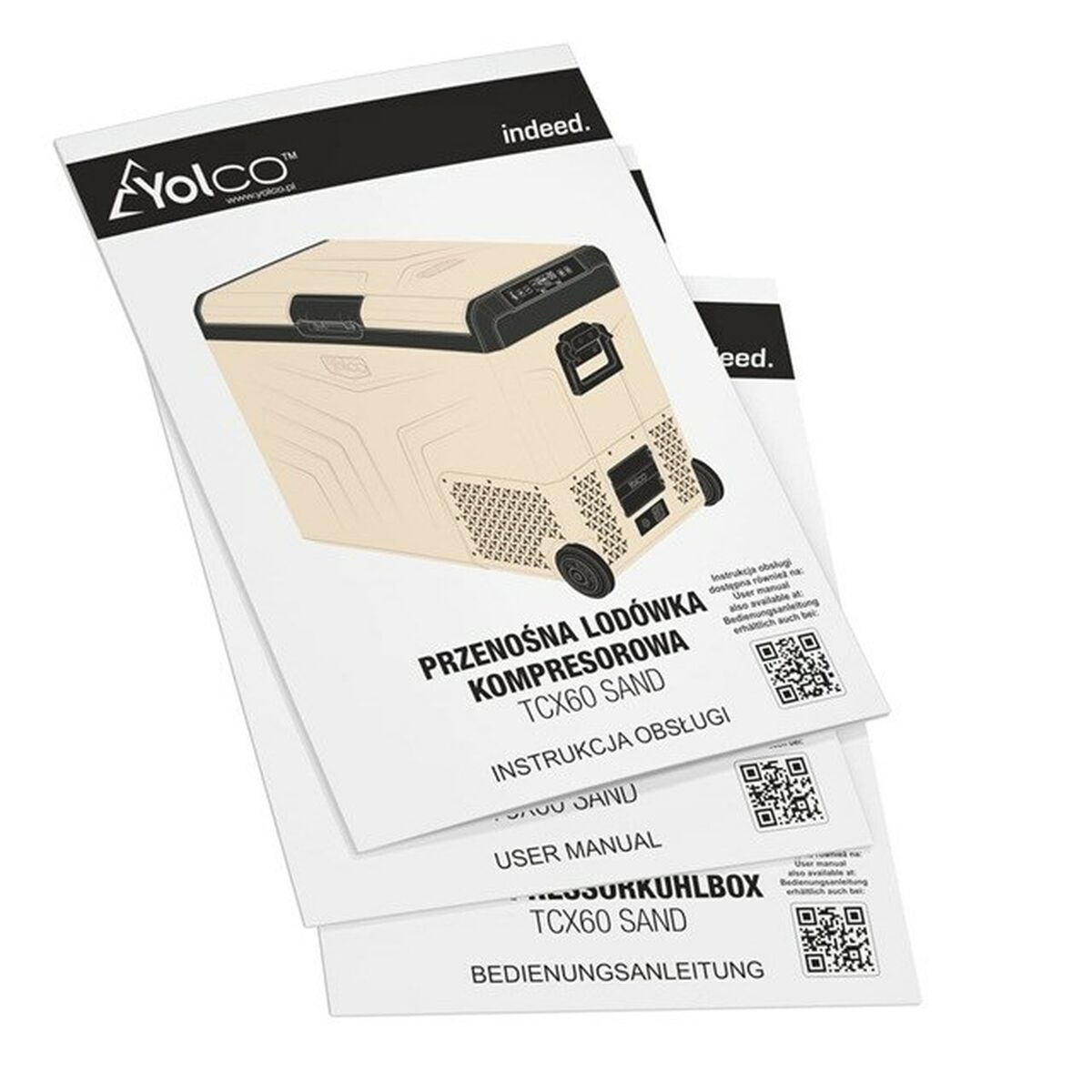 Mini Nevera Yolco TCX60 Negro Arena 60 W 14 L 60 L 46 L