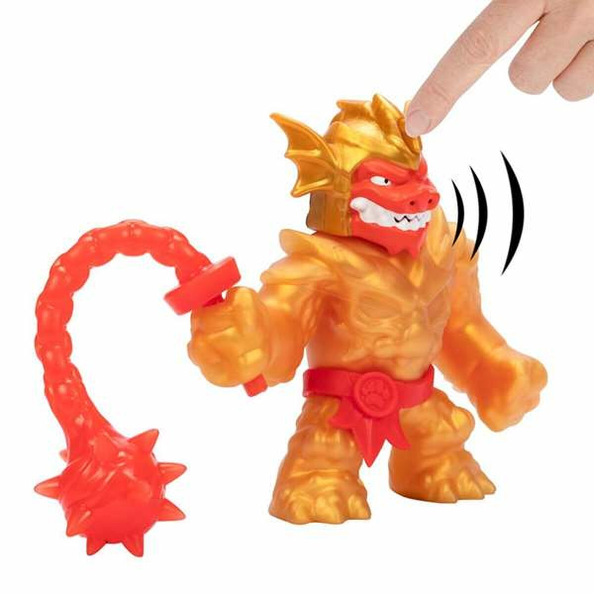 Figura de Acción Goo Jit Zu  Strecth Strikers Deliuxe 14 cm