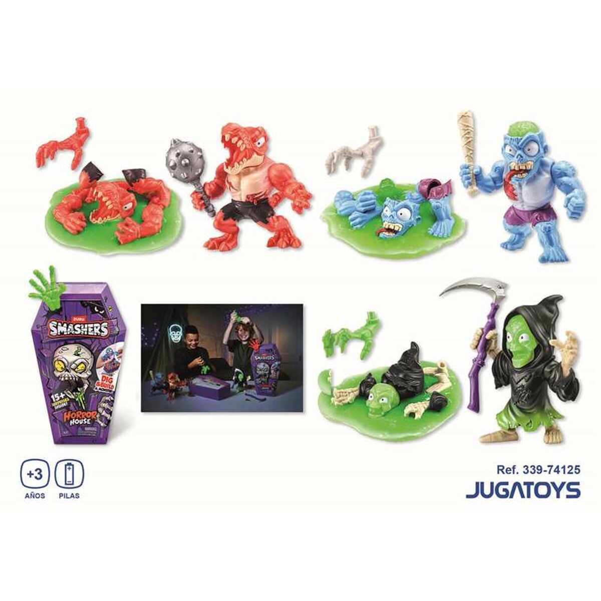 Figura de Acción Zuru  Smashers Horror House 30 x 15 cm 35 x 15 cm