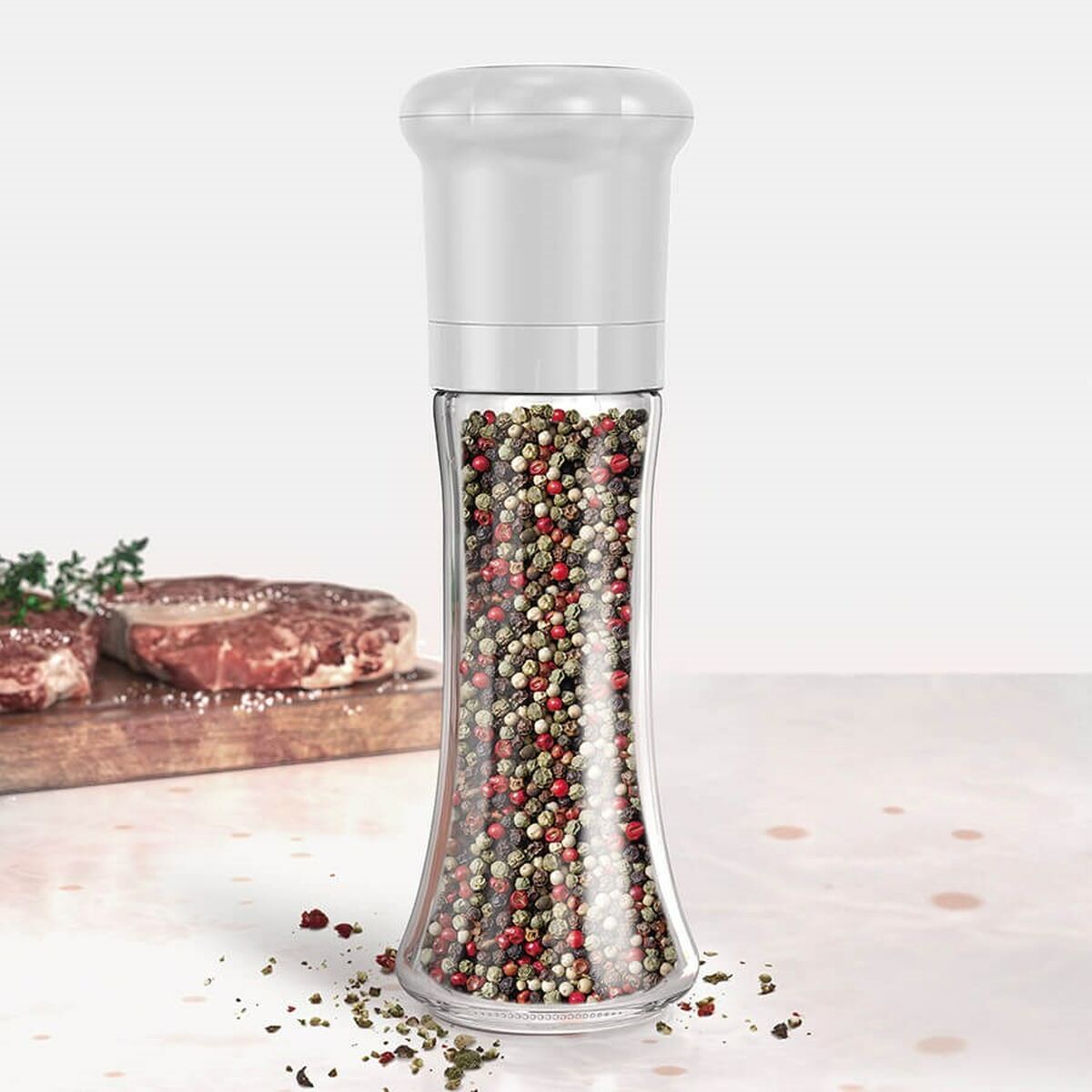 Molinillo para Especias Feel Maestro MR-1613-WHITE Blanco