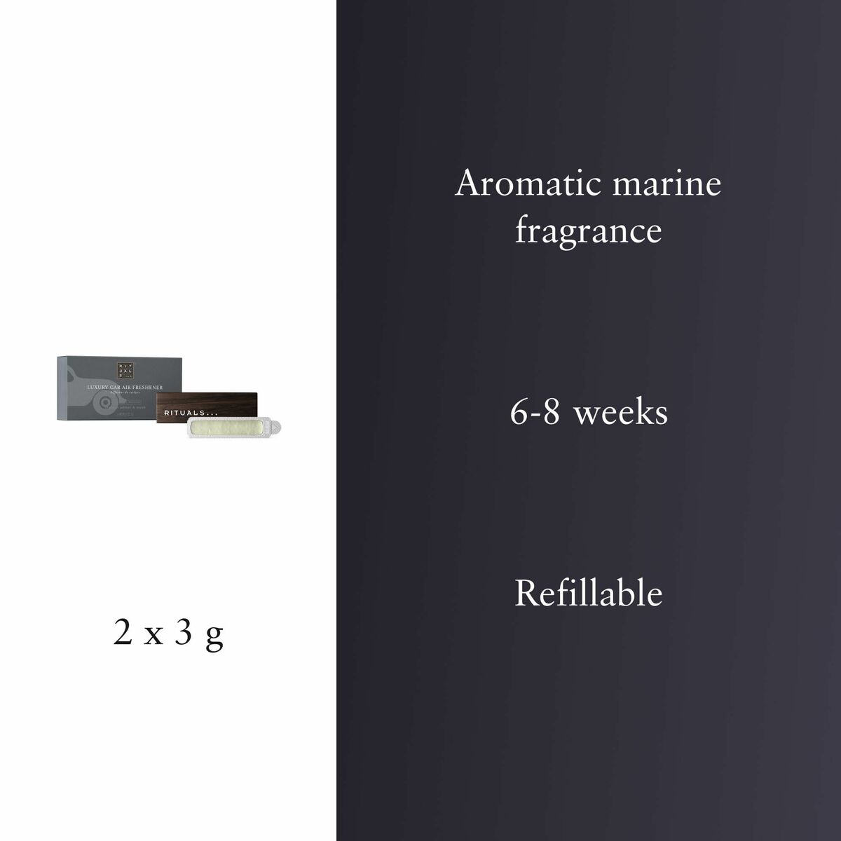 Ambientador para Coche Rituals HOMME 3 g