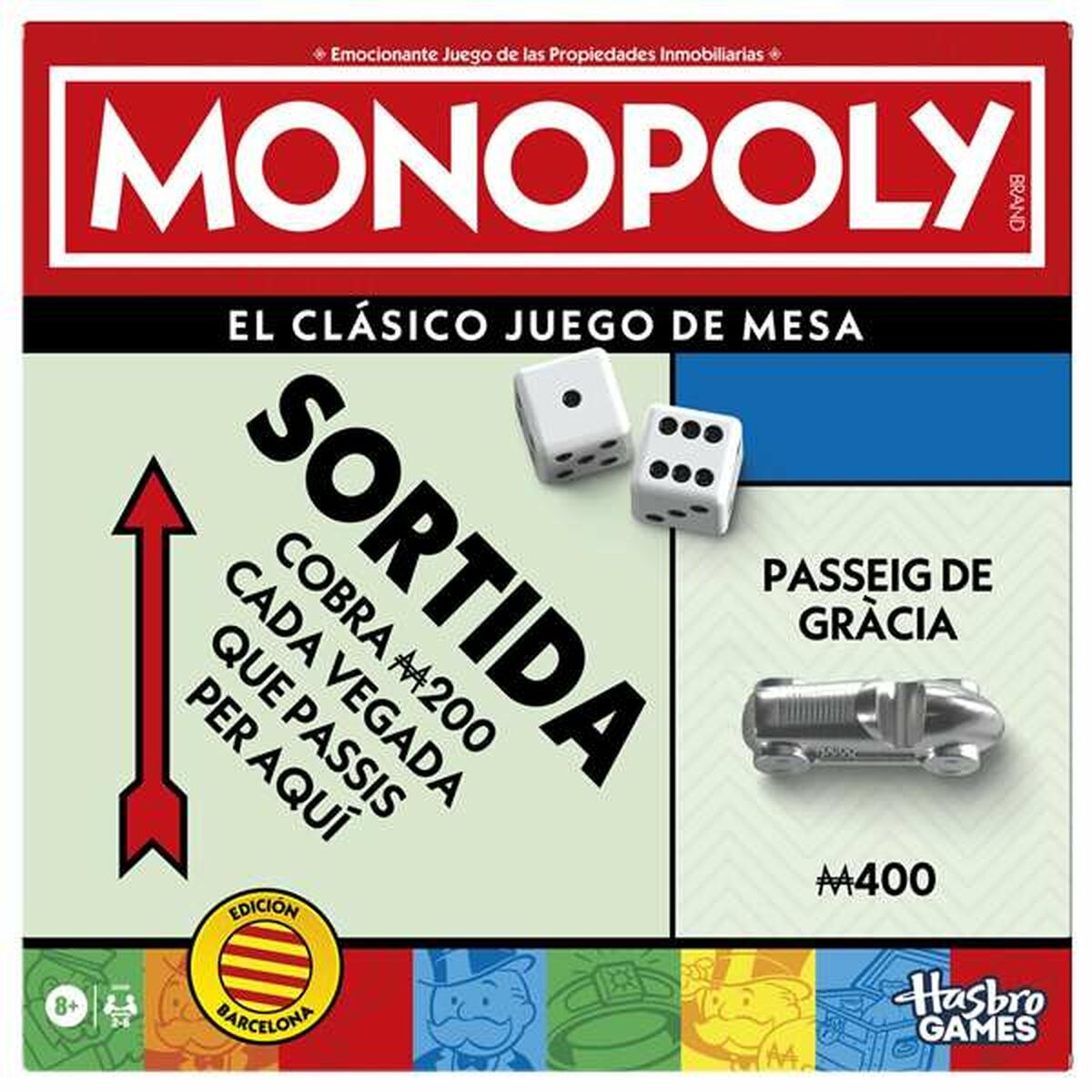 Juego Educativo Hasbro Monopoly Barcelona