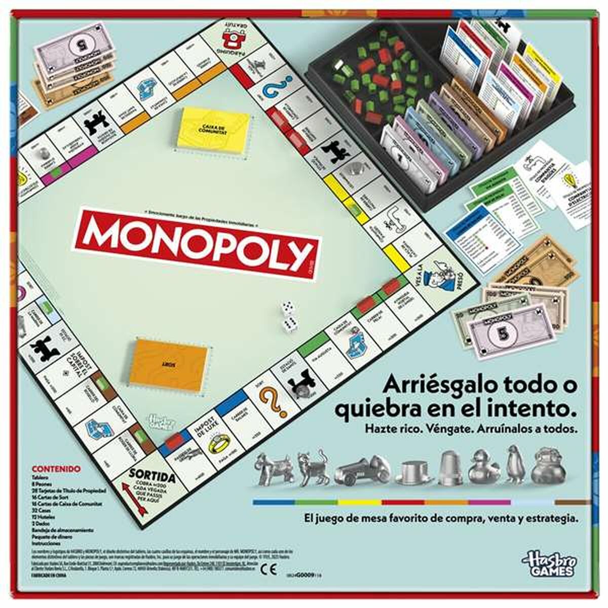 Juego Educativo Hasbro Monopoly Barcelona