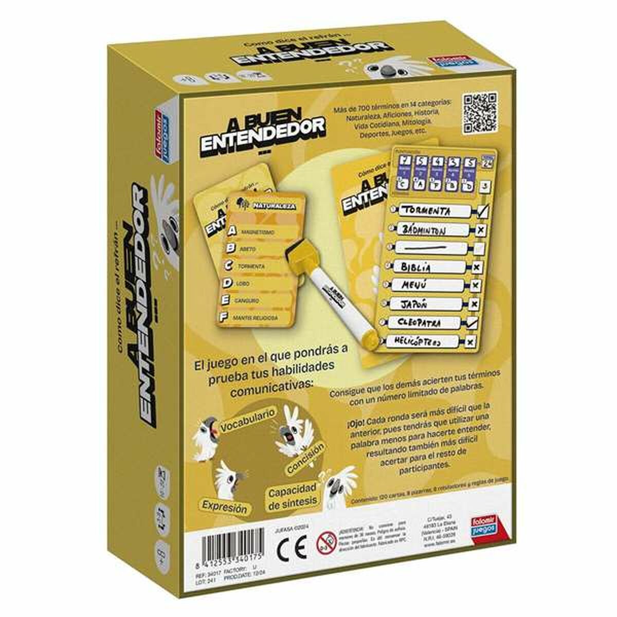 Juego Educativo Falomir