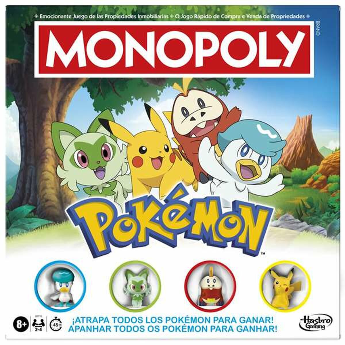 Juego de Mesa Hasbro Monopoly Pokemon