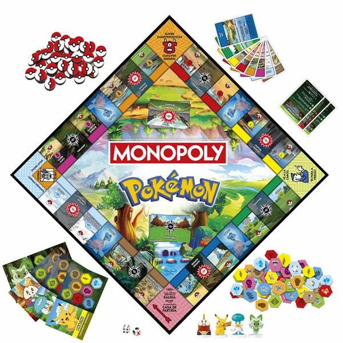 Juego de Mesa Hasbro Monopoly Pokemon
