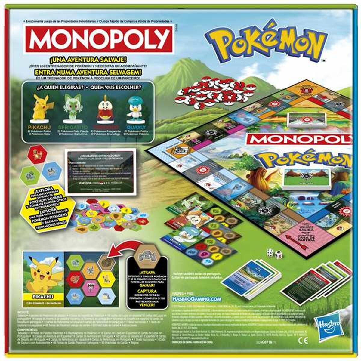 Juego de Mesa Hasbro Monopoly Pokemon