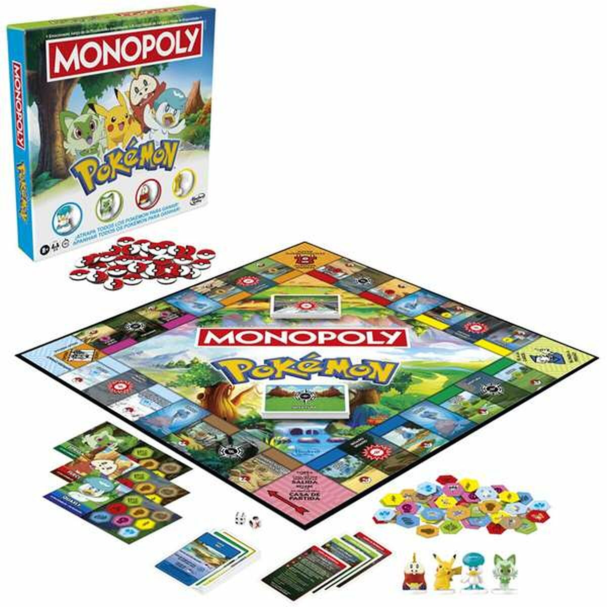 Juego de Mesa Hasbro Monopoly Pokemon