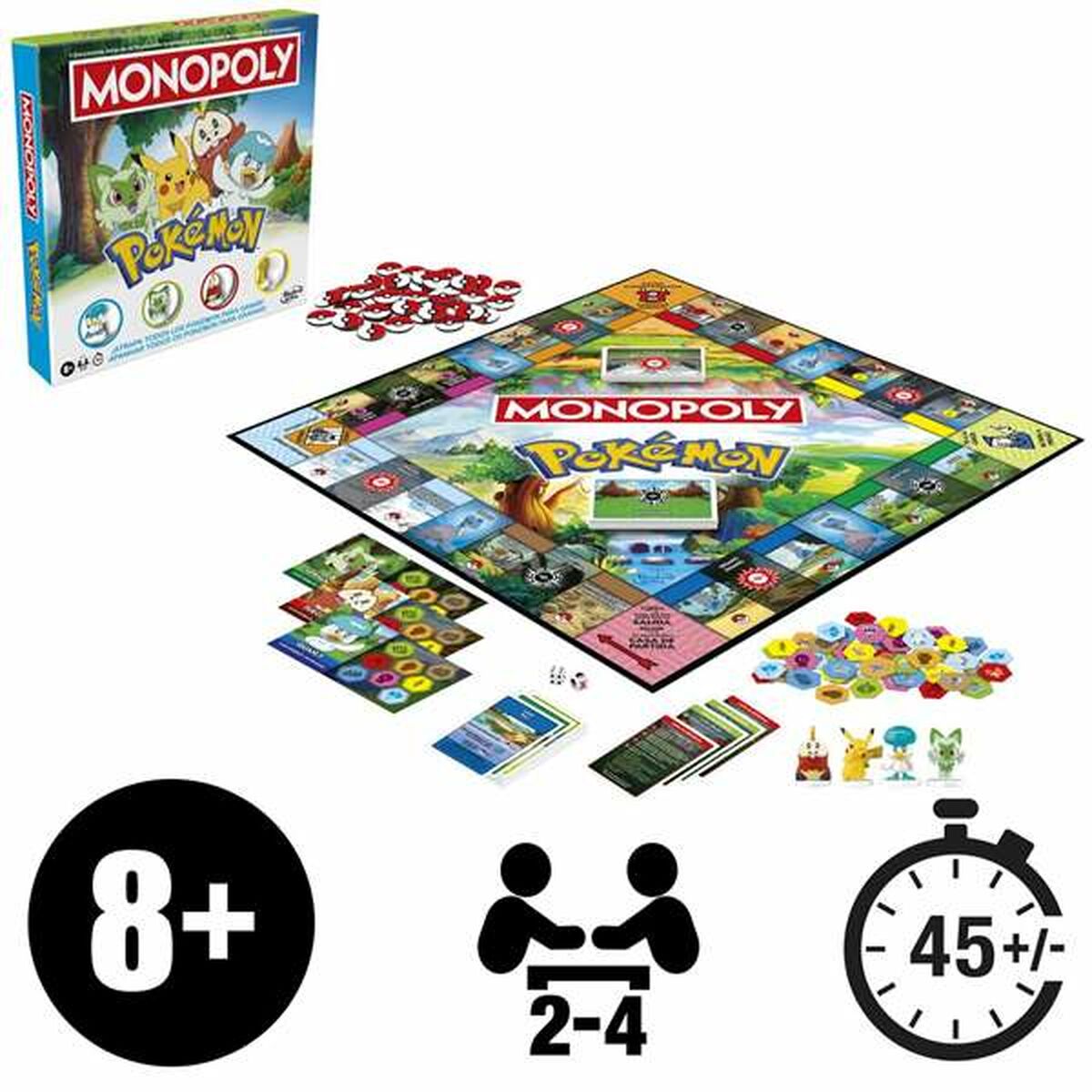 Juego de Mesa Hasbro Monopoly Pokemon