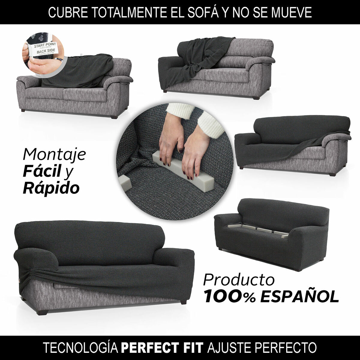 Funda para Sofá Sofaskins Coral (Reacondicionado A)