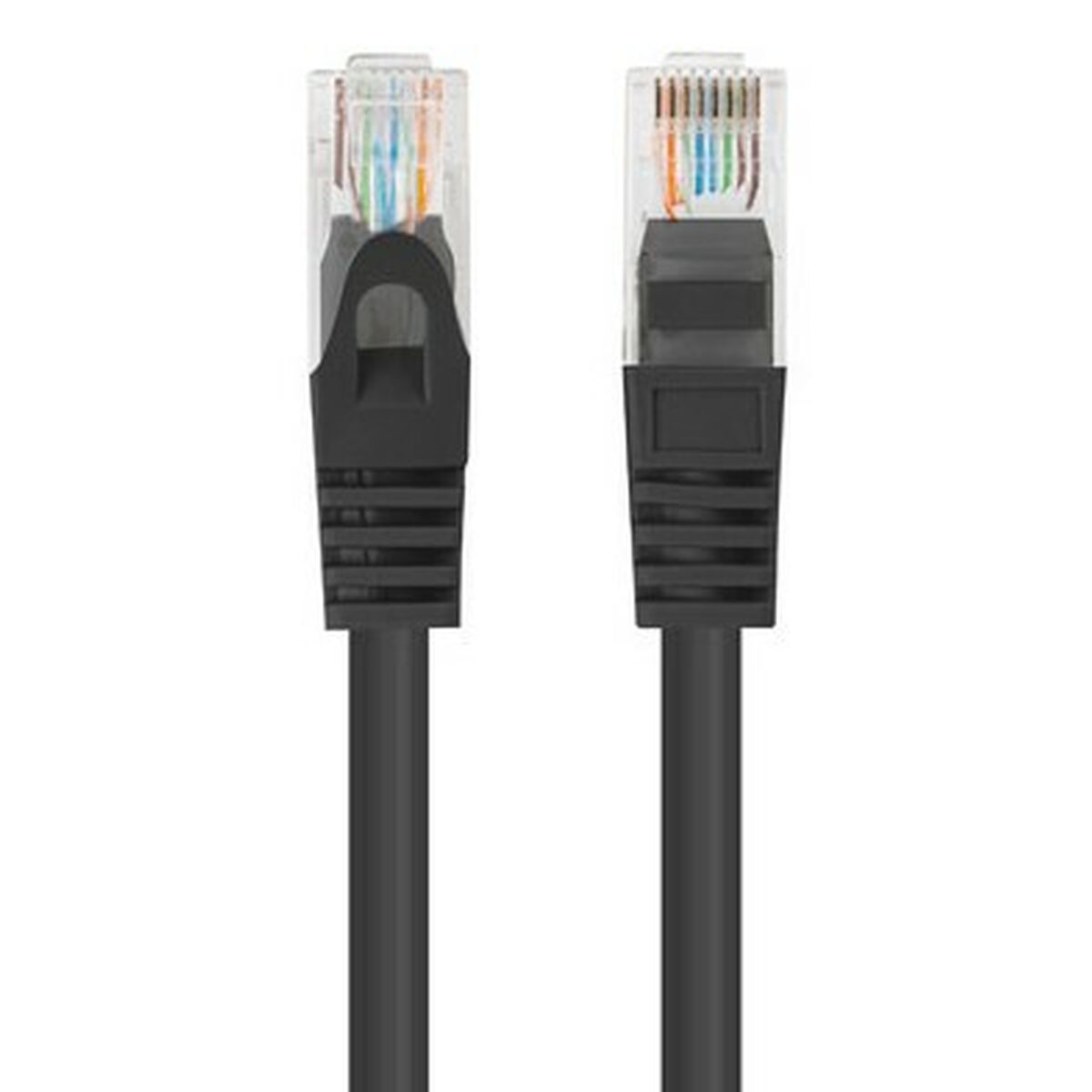 Cable de Red Rígido UTP Categoría 6 Lanberg PCU6-20CC-0200-BK Negro 2 m