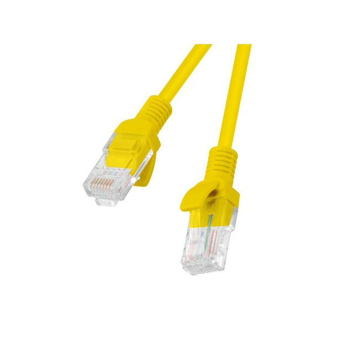 Cable de Red Rígido UTP Categoría 5e Lanberg PCU5-20CC-0100-Y Amarillo 1 m