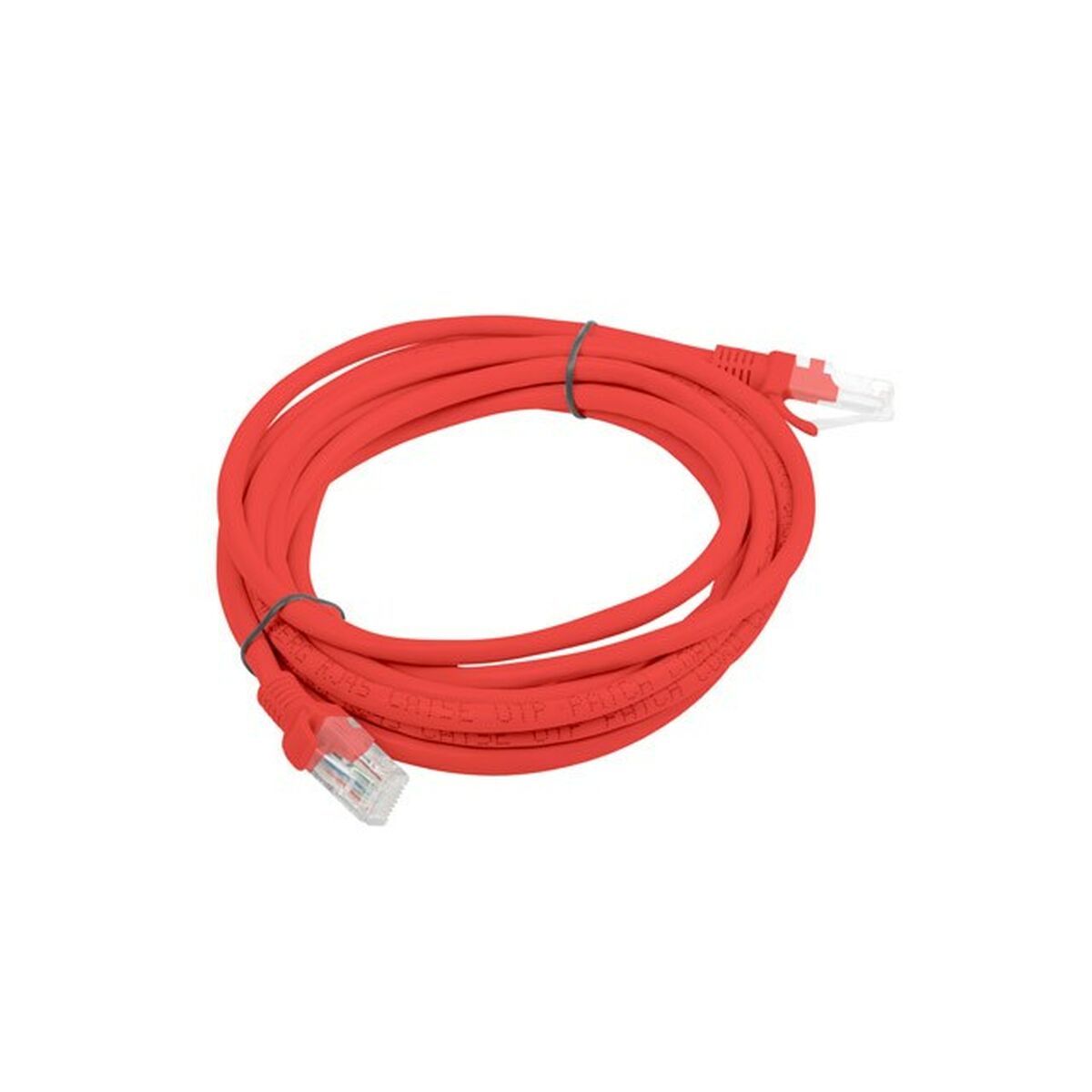 Cable de Red Rígido UTP Categoría 5e Lanberg PCU5-20CC-0300-R Rojo 3 m