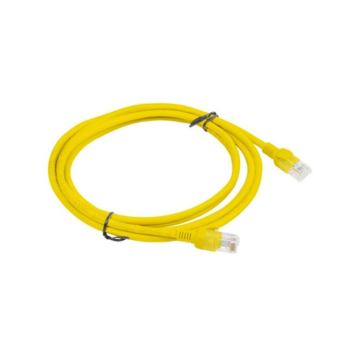 Cable de Red Rígido UTP Categoría 5e Lanberg PCU5-20CC-0200-Y Amarillo 2 m