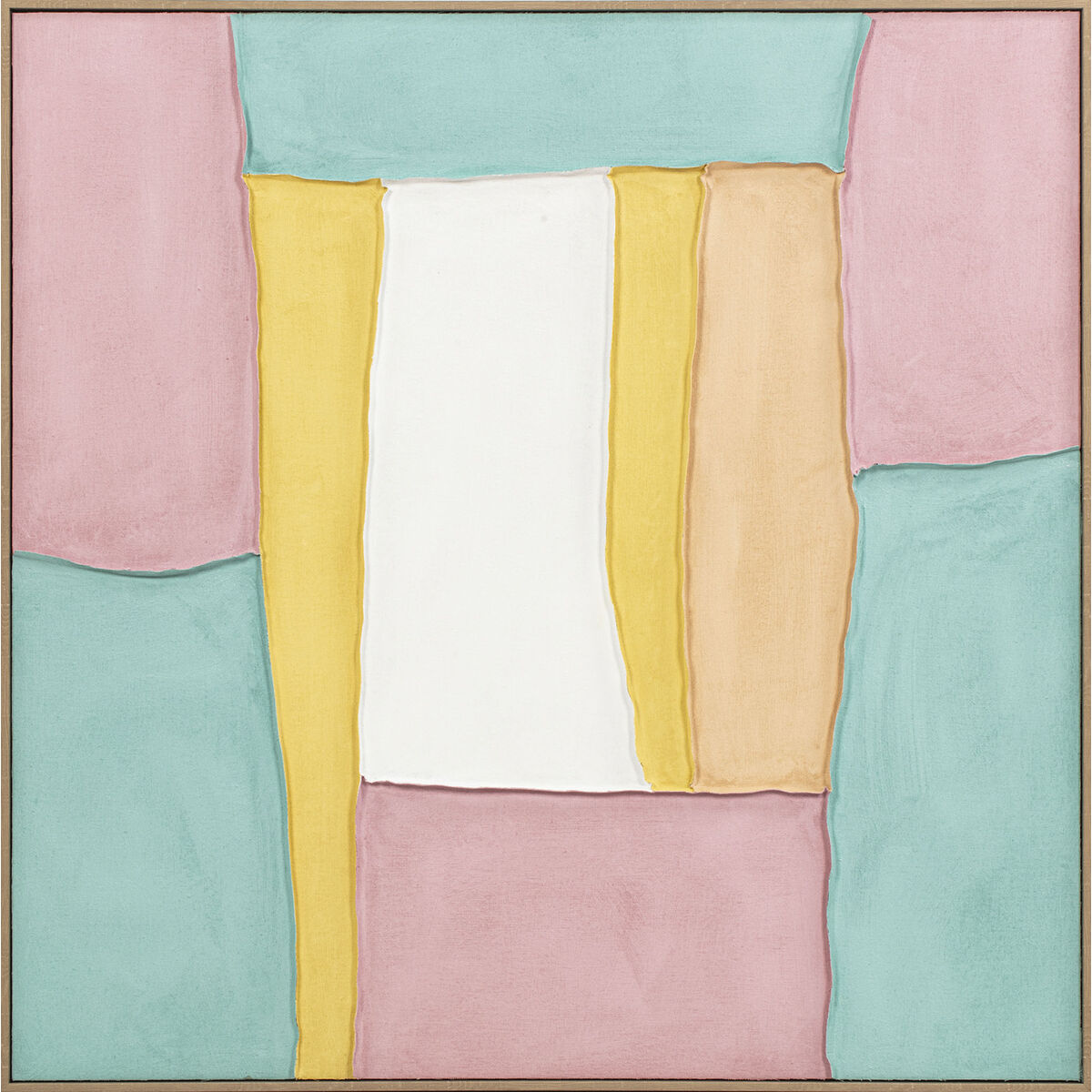 Lienzo Home ESPRIT Poliestireno Lienzo 102 x 4,5 x 102 cm