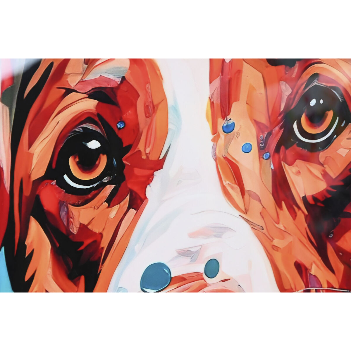 Cuadro Home ESPRIT Aluminio Madera MDF 80 x 3,5 x 80 cm