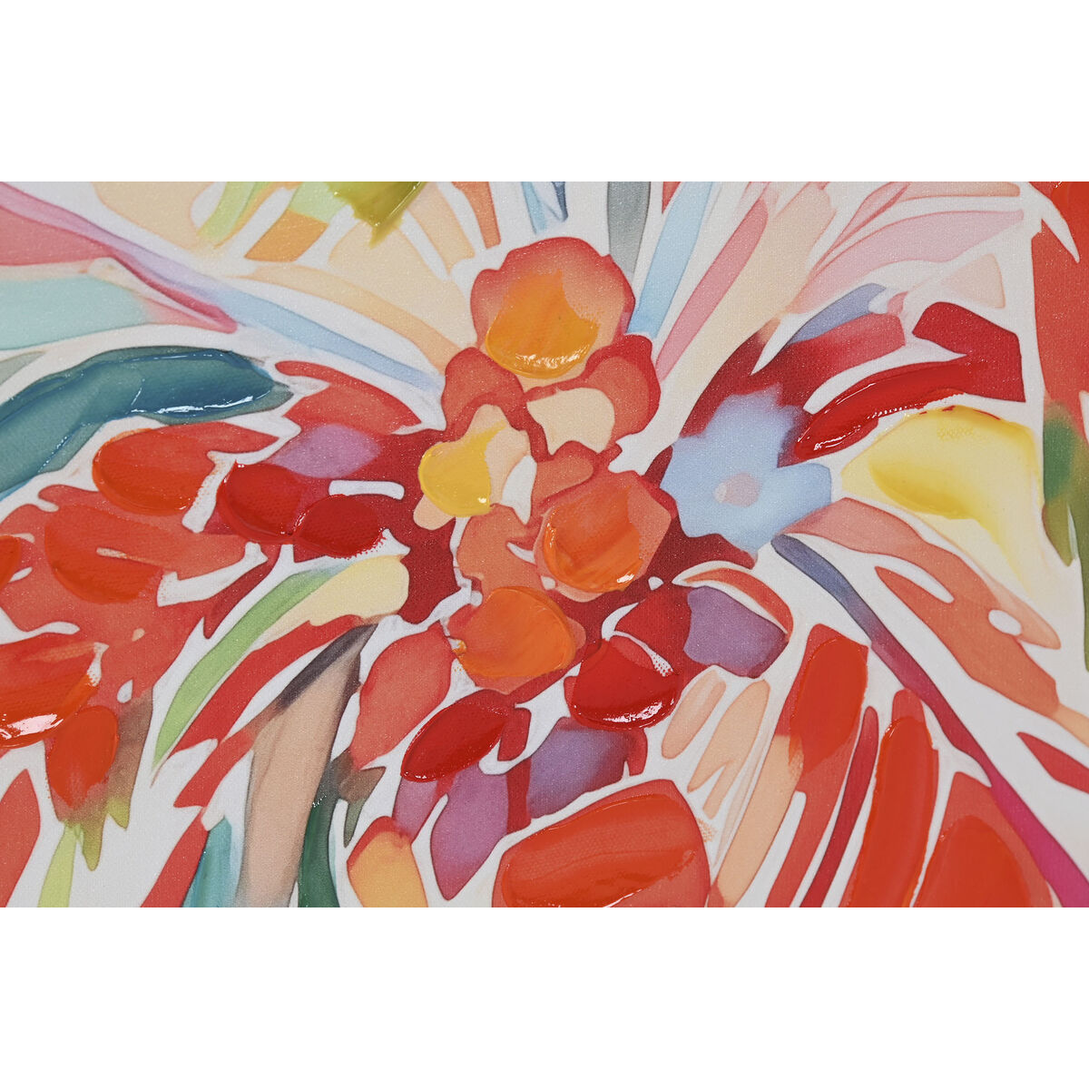 Lienzo Home ESPRIT Poliestireno Lienzo 80 x 3,5 x 80 cm