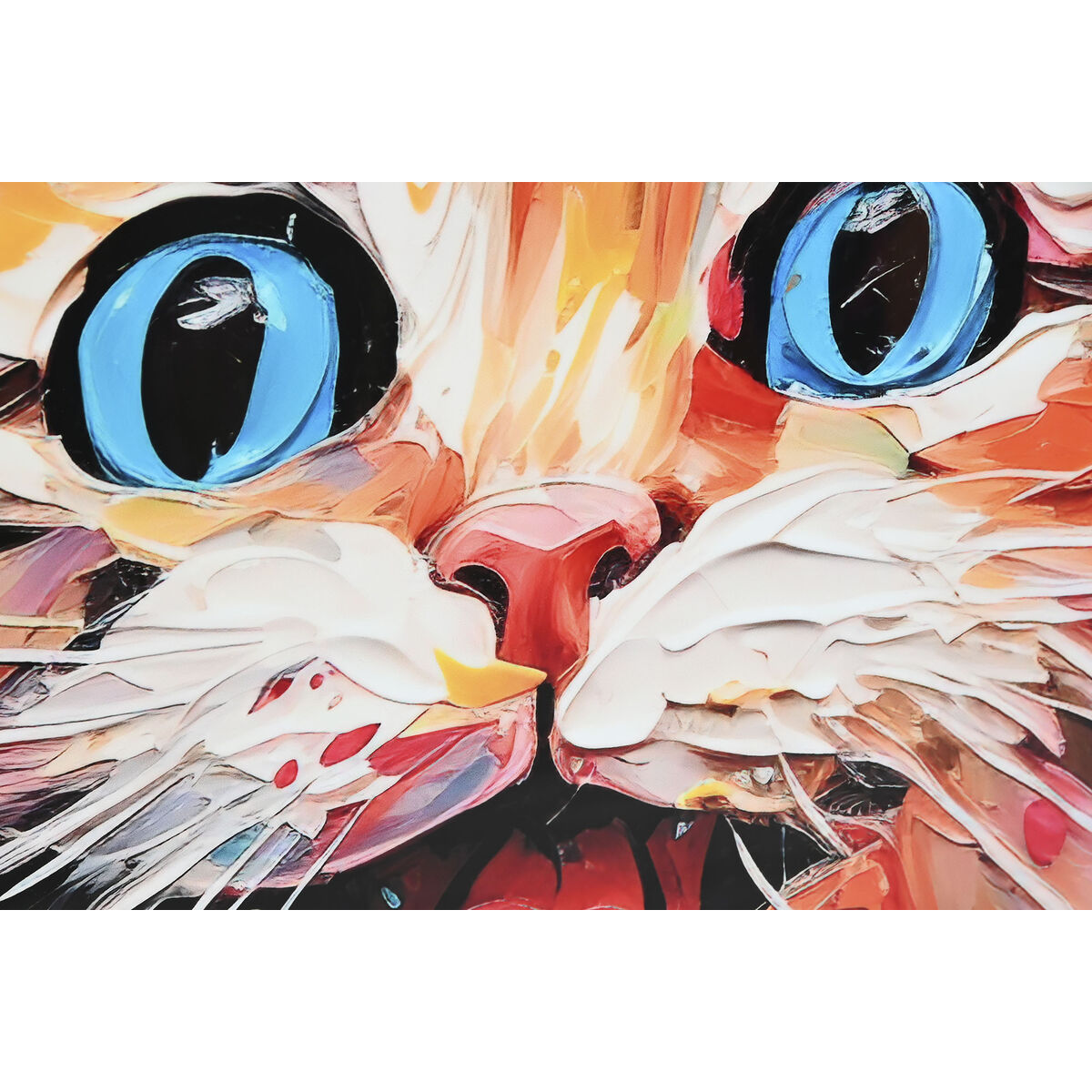 Cuadro Home ESPRIT Aluminio Madera MDF 80 x 3,5 x 80 cm