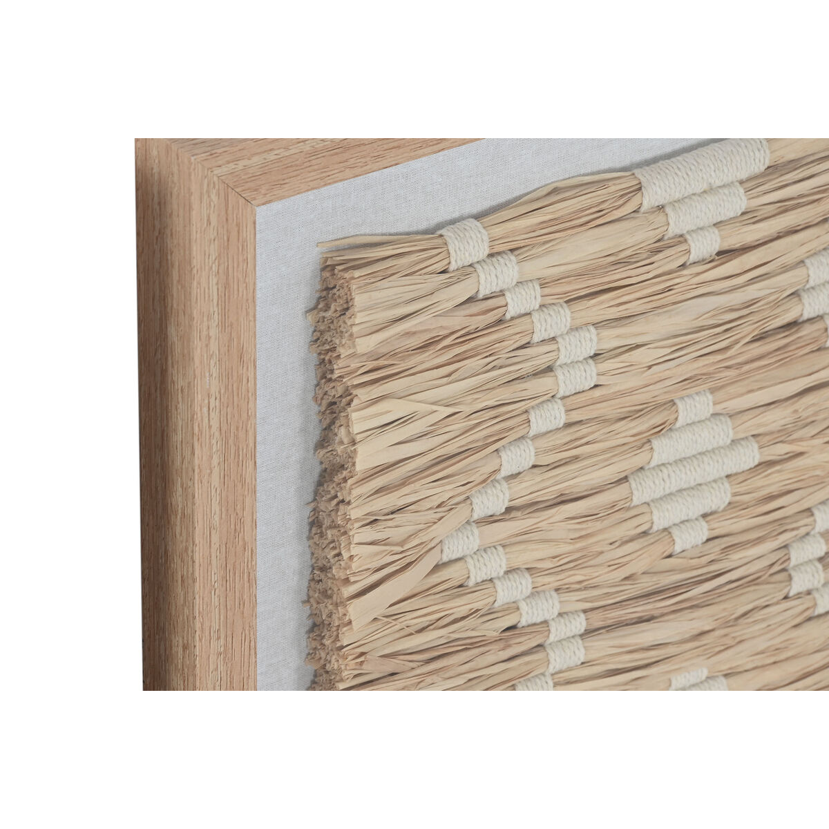 Cuadro Home ESPRIT Rafia Cristal 40 x 3 x 40 cm