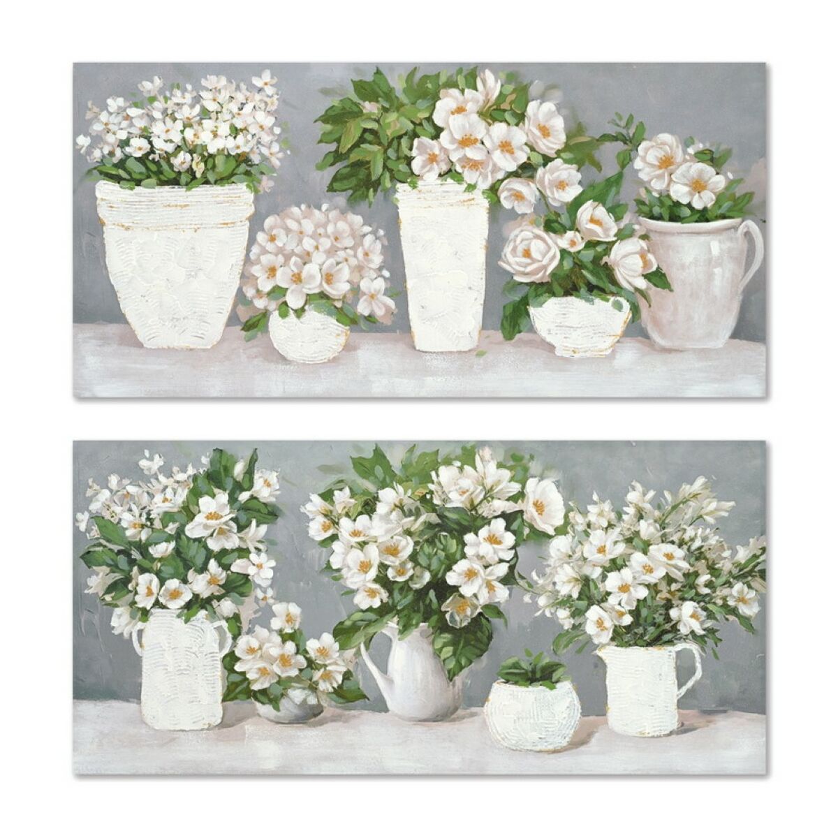 Lienzo Home ESPRIT Lienzo Madera MDF 140 x 3 x 70 cm